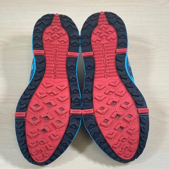 Brooks Cascadia Women's Athletic Trail Running Shoes - Blue and Red - Picture 7 of 9